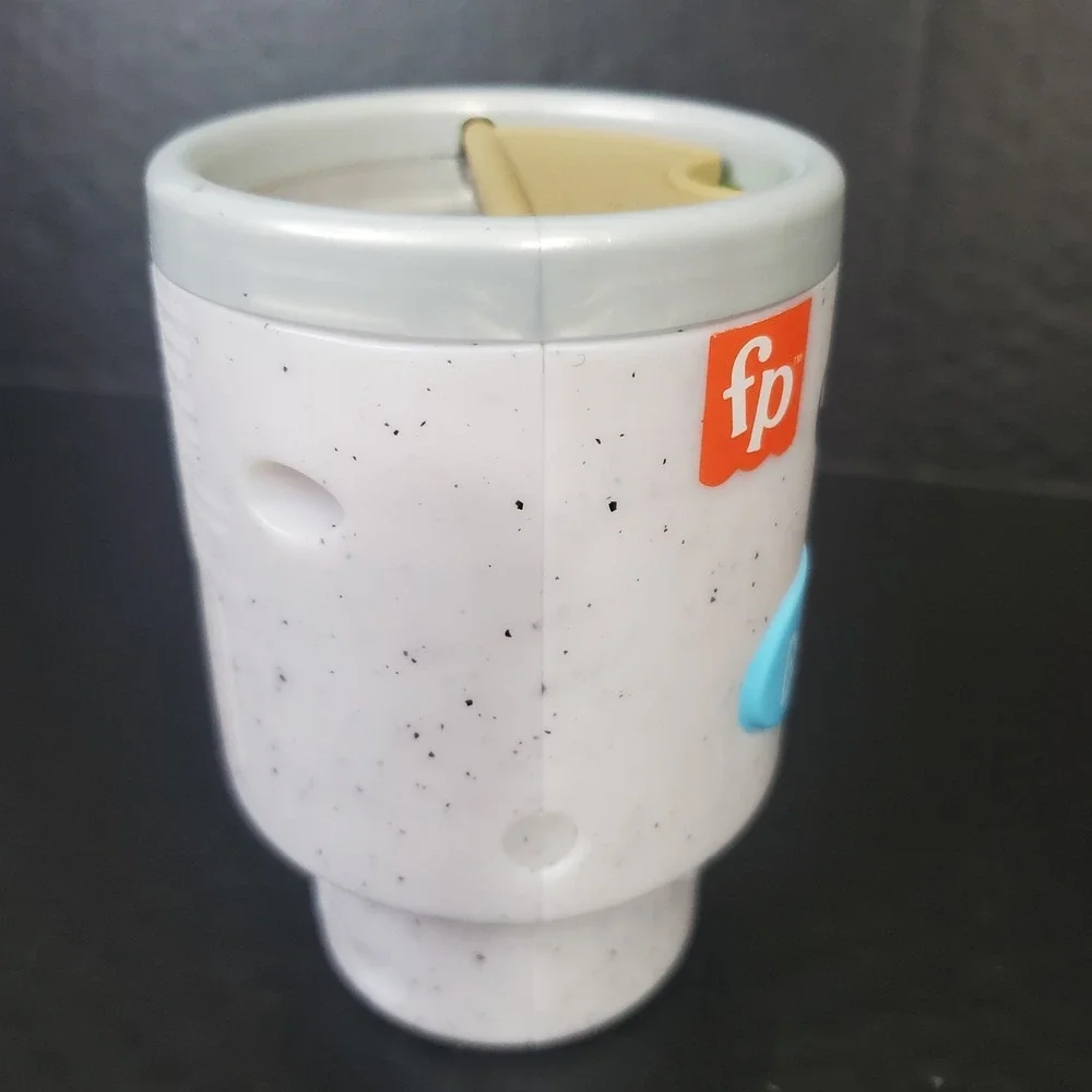 Fisher Price Laugh & Learn Musical Coffee Cup Talking Tumbler LIGHTS Up VIDEO